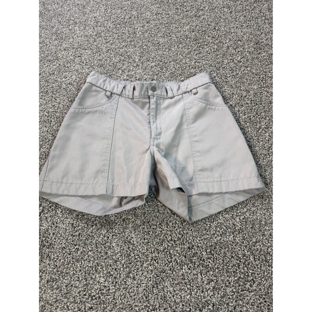 Vintage Patagonia Stand Up Shorts Mens 32 Gray Canvas Made in USA
